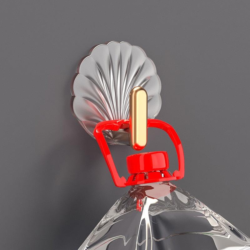 Sea Shell Self Adhesive Hook Decorative Hanger