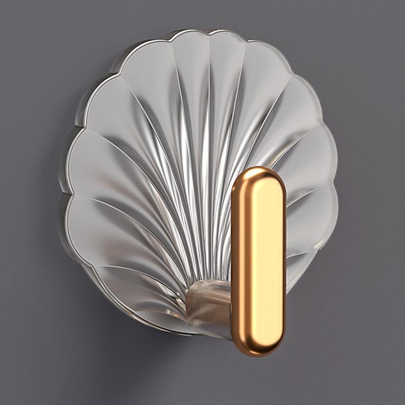 Sea Shell Self Adhesive Hook Decorative Hanger