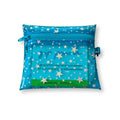Transparent Glitter Stars Coin Pouch | blue