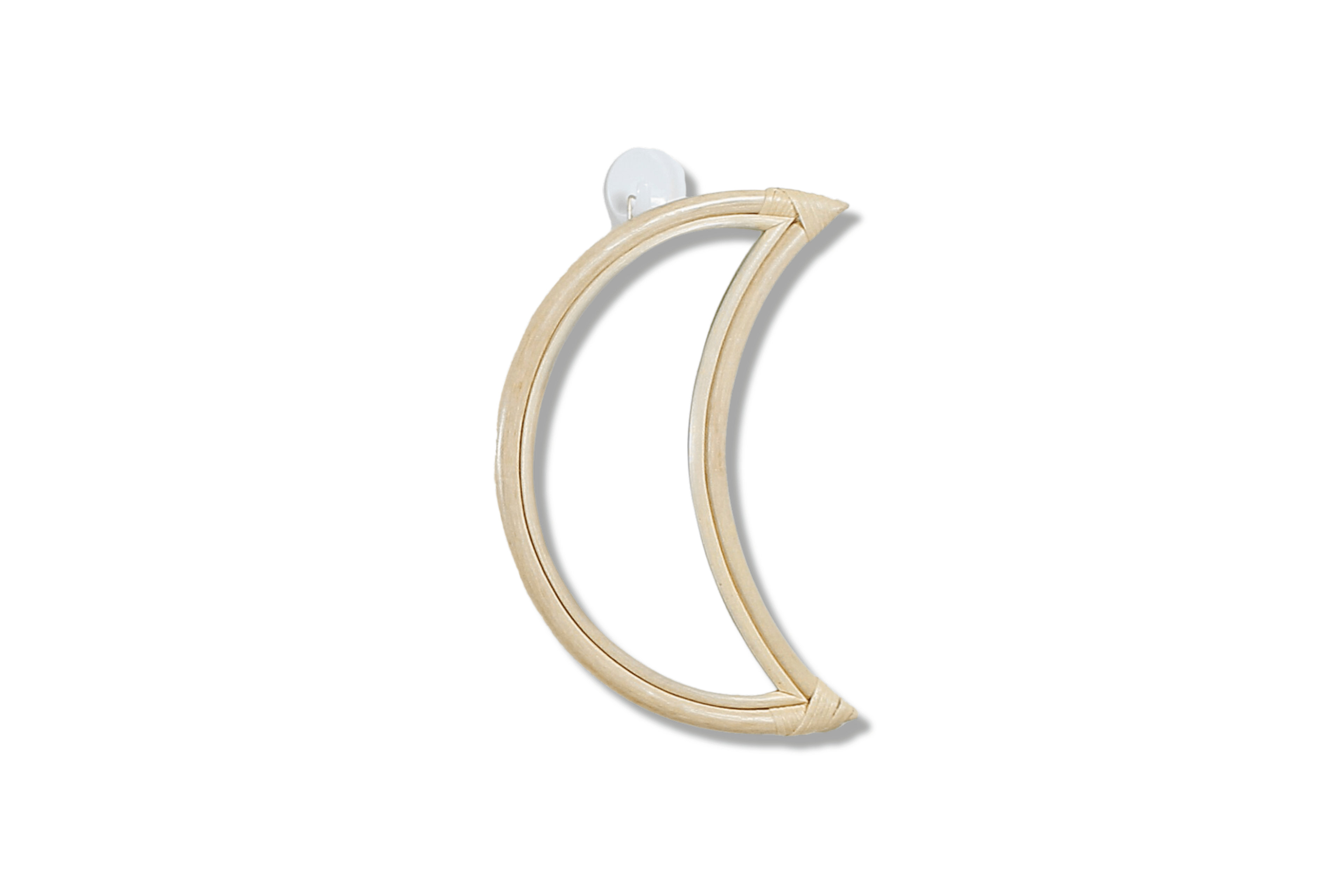 Rattan Moon Wall Mirror