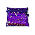 Transparent Glitter Stars Coin Pouch | purple
