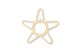 Rattan Star Wall Mirror