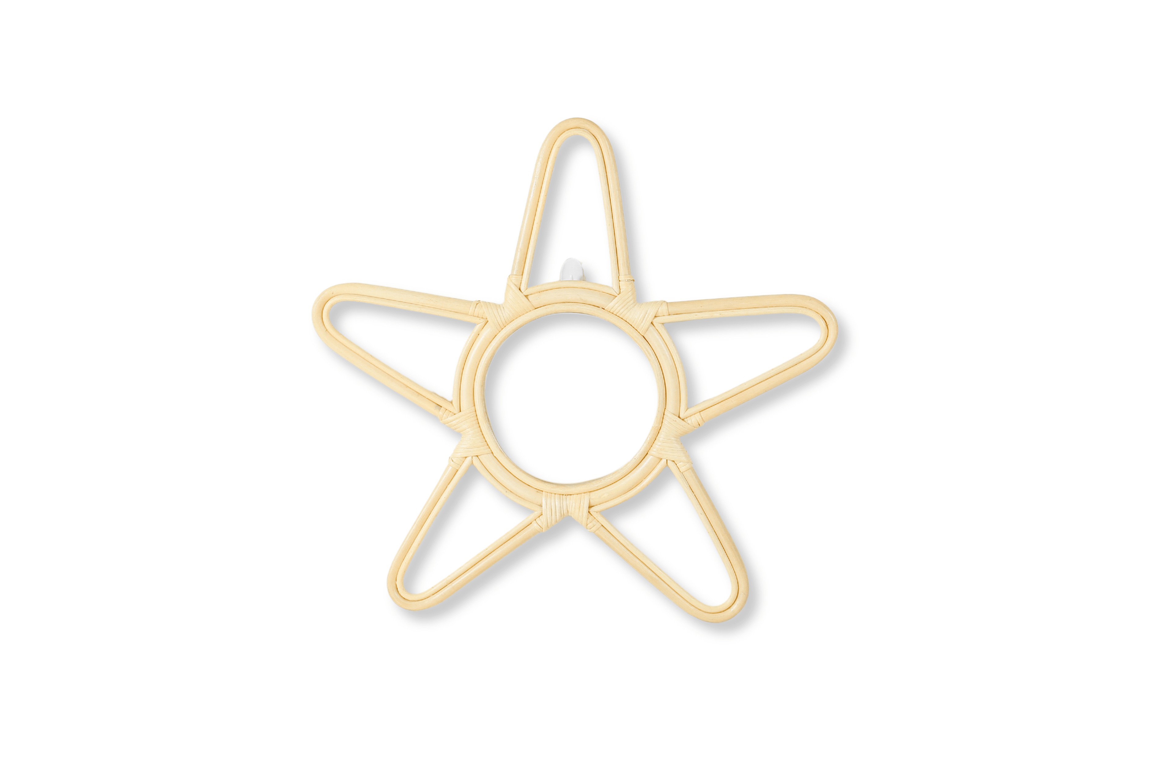 Rattan Star Wall Mirror
